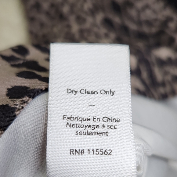 Elizabeth and James Montana Leopard Silk Short Sleeve Mini Dress Sz 6 Revolve - Picture 11 of 11